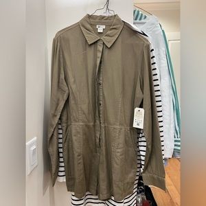 New with tags Billabong Gigi romper in army green